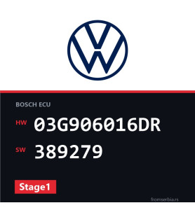 VW Caddy 03G906016DR 389279 Stage1 tuning file