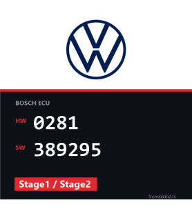 VW Caddy 0281 389295 Stage1 / Stage2 tuning file