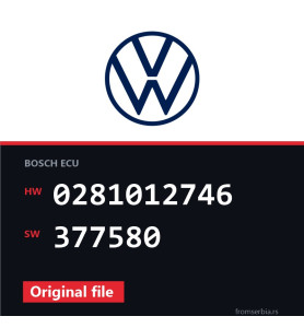 VW Caddy 0281012746 377580 original ECU file