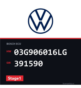 VW Caddy 03G906016LG 391590 Stage1 tuning file