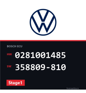 VW Caddy 0281001485 358809-810 Stage1 tuning file
