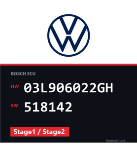 VW California 03L906022GH 518142 Stage1 / Stage2 tuning file