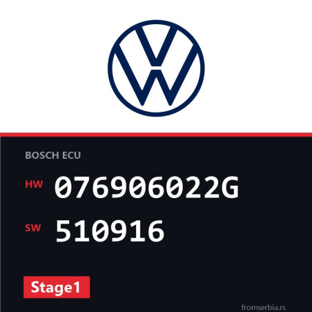VW Crafter 076906022G 510916 Stage1 tuning file