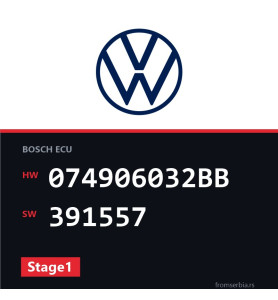 VW Crafter 074906032BB 391557 Stage1 tuning file