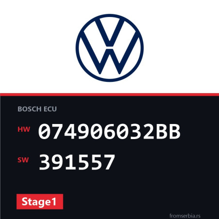 VW Crafter 074906032BB 391557 Stage1 tuning file