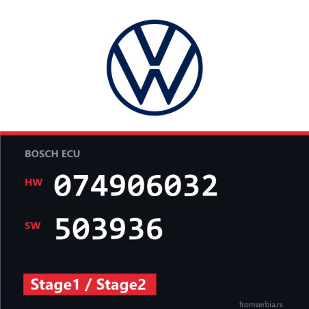 VW Crafter 074906032 503936 Stage1 / Stage2 tuning file