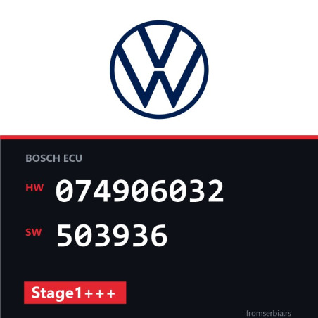 VW Crafter 074906032 503936 Stage1+++ tuning file