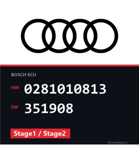 Audi A4 0281010813 351908 Stage1 / Stage2 tuning file