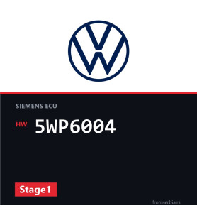 VW Golf 5WP6004 Stage1 tuning file