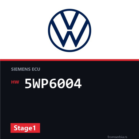 VW Golf 5WP6004 Stage1 tuning file
