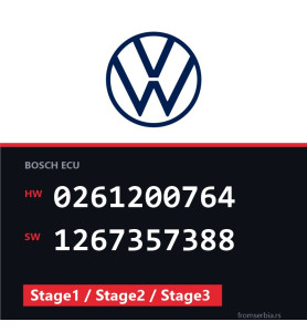 VW Golf3 0261200764 1267357388 Stage1 / Stage2 / Stage3 tuning file