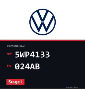 VW Golf3 5WP4133 024AB Stage1 tuning file