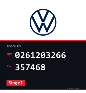 VW Golf3 0261203266 357468 Stage1 tuning file