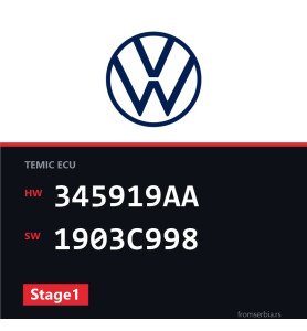 VW Golf3 345919AA 1903C998 Stage1 tuning file
