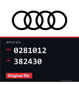 Audi A4 0281012 382430 original ECU file