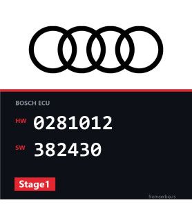 Audi A4 0281012 382430 Stage1 tuning file