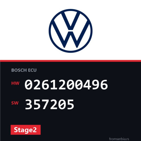 VW Golf3 0261200496 357205 Stage2 tuning file