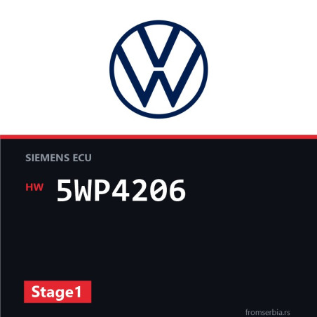 VW Golf3 5WP4206 Stage1 tuning file
