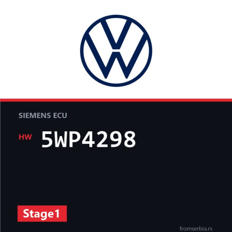 VW Golf3 5WP4298 Stage1 tuning file