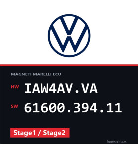 VW Golf4 IAW4AV.VA 61600.394.11 Stage1 / Stage2 tuning file