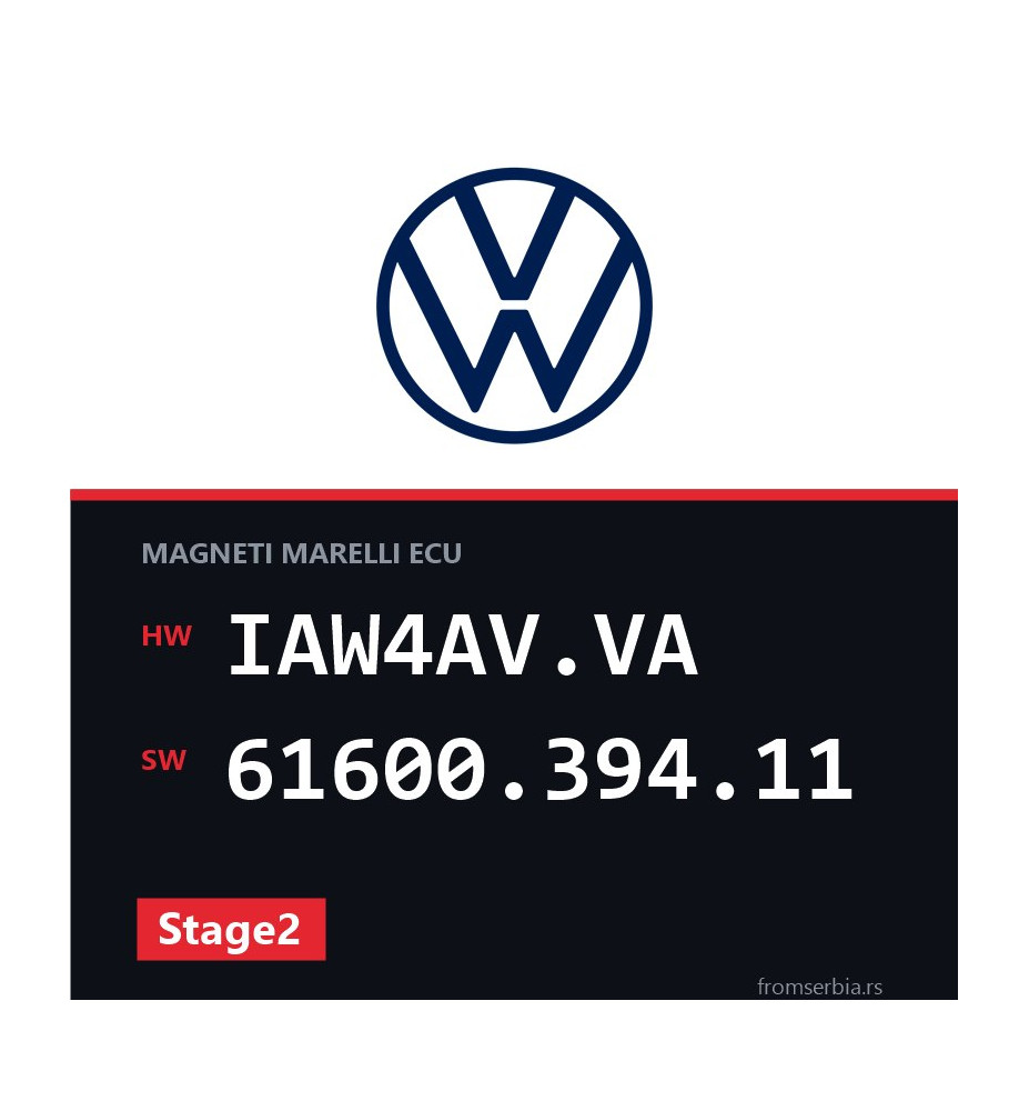 VW Golf4 IAW4AV.VA 61600.394.11 Stage2 tuning file