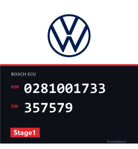 VW Golf4 0281001733 357579 Stage1 tuning file