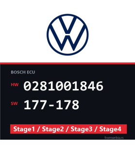VW 0281001846 177-178 Stage1 / Stage2 / Stage3 / Stage4 file
