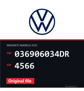 VW Golf 036906034DR 4566 original ECU file
