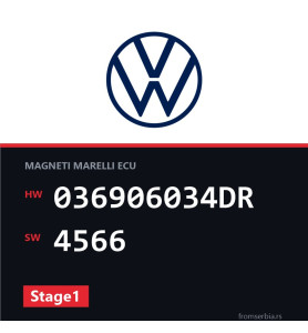 VW Golf 036906034DR 4566 Stage1 tuning file