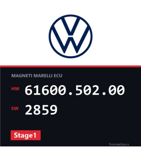 VW Golf4 61600.502.00 2859 Stage1 tuning file