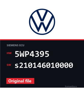 VW Golf4 5WP4395 s210146010000 original ECU file
