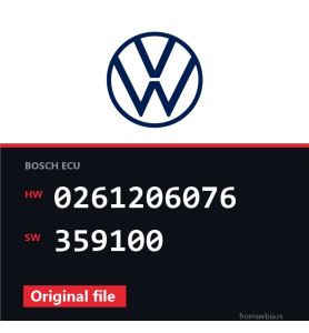 VW Golf4 0261206076 359100 original ECU file