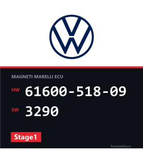 VW Golf4 61600-518-09 3290 Stage1 tuning file