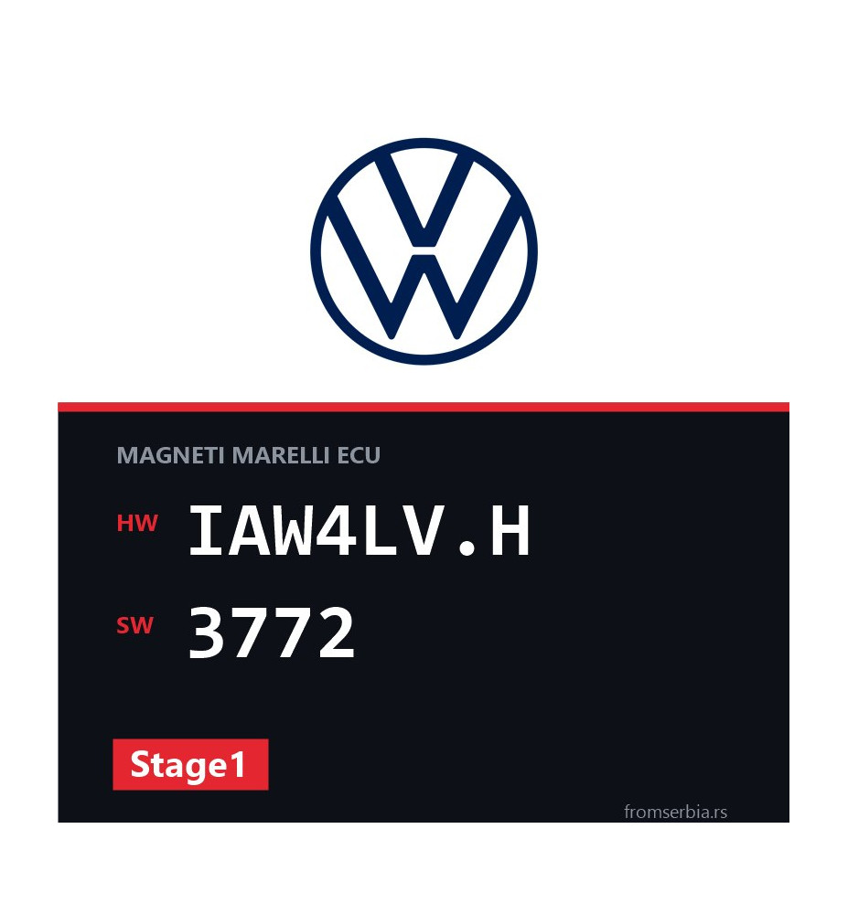 VW Golf4 IAW4LV.H 3772 Stage1 tuning file