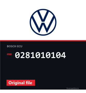 VW Golf4 0281010104 original ECU file