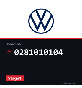 VW Golf4 0281010104 Stage1 tuning file