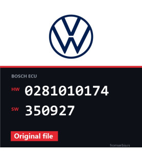 VW Golf4 0281010174 350927 original ECU file