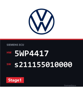 VW Golf 5WP4417 s211155010000 Stage1 tuning file