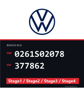 VW 0261S02078 377862 Stage1 / Stage2 / Stage3 / Stage4 file