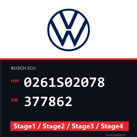 VW 0261S02078 377862 Stage1 / Stage2 / Stage3 / Stage4 file