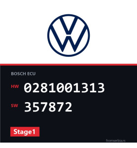 VW Golf3 0281001313 357872 Stage1 tuning file
