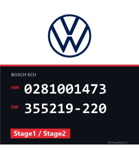 VW Golf3 0281001473 355219-220 Stage1 / Stage2 tuning file