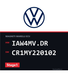 VW Golf4 IAW4MV.DR CR1MY220102 Stage1 tuning file