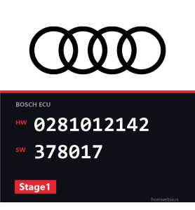 Audi A4 0281012142 378017 Stage1 tuning file