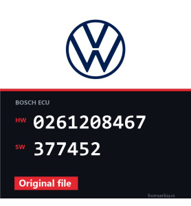 VW Golf5 0261208467 377452 original ECU file