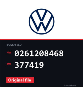 VW Golf5 0261208468 377419 original ECU file