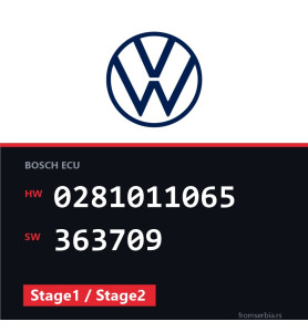 VW Golf4 0281011065 363709 Stage1 / Stage2 tuning file