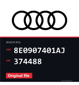 Audi A4 8E0907401AJ 374488 original ECU file