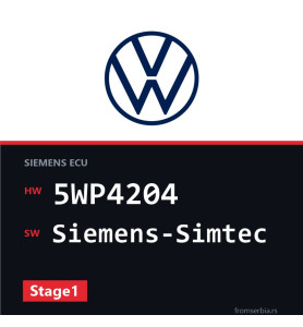 VW Golf3 5WP4204 Siemens-Simtec Stage1 tuning file