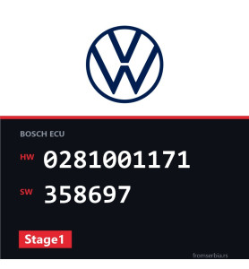 VW Golf3 0281001171 358697 Stage1 tuning file